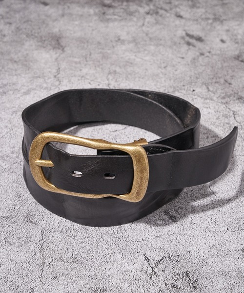 ADPOSION（アドポーション）の「牛革レザー バックルベルト / スタッズベルト（ベルト・メンズ・ダークブラウン系4/ダークブラウン系2/ブラック系2/ブラック系3/ダークブラウン系1/ブラック系5/ダークブラウン系5/ダークブラウン系3/ブラック系1/ブラック系4・FREE）」の5枚目の写真