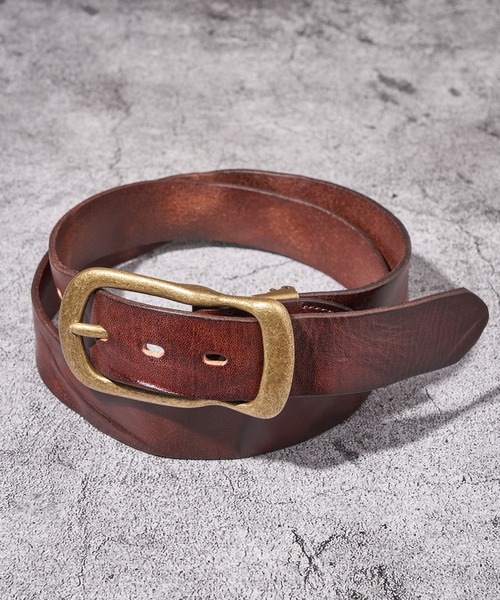 ADPOSION（アドポーション）の「牛革レザー バックルベルト / スタッズベルト（ベルト・メンズ・ダークブラウン系4/ダークブラウン系2/ブラック系2/ブラック系3/ダークブラウン系1/ブラック系5/ダークブラウン系5/ダークブラウン系3/ブラック系1/ブラック系4・FREE）」の9枚目の写真