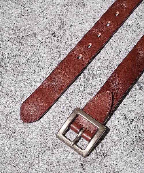 ADPOSION（アドポーション）の「牛革レザー バックルベルト / スタッズベルト（ベルト・メンズ・ダークブラウン系4/ダークブラウン系2/ブラック系2/ブラック系3/ダークブラウン系1/ブラック系5/ダークブラウン系5/ダークブラウン系3/ブラック系1/ブラック系4・FREE）」の15枚目の写真