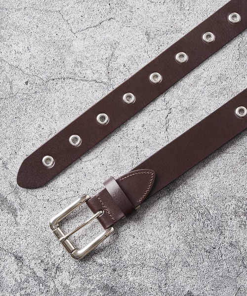 ADPOSION（アドポーション）の「牛革レザー バックルベルト / スタッズベルト（ベルト・メンズ・ダークブラウン系4/ダークブラウン系2/ブラック系2/ブラック系3/ダークブラウン系1/ブラック系5/ダークブラウン系5/ダークブラウン系3/ブラック系1/ブラック系4・FREE）」の18枚目の写真
