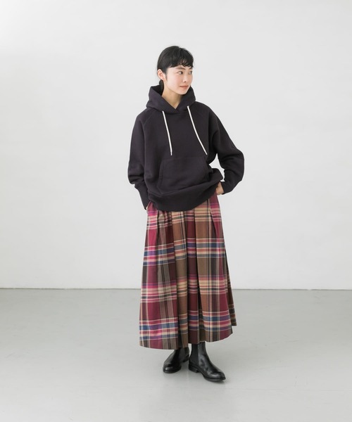 かぐれ（カグレ）の「ビッグチェックタックスカート（スカート