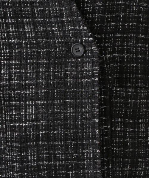 LEPSIM（レプシィム）の「ツイードノーカラージャケット　174260（ノーカラージャケット・レディース・オフホワイト/ブラック・FREE）」の16枚目の写真