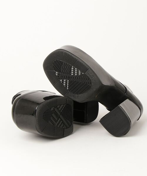 LOVEHUNTER（ラブハンター）の「LOVEHUNTER / スクエアトゥ厚底レースアップシューズ（ドレスシューズ・レディース・ブラック系その他/ブラック/アイボリー・M/LL/L/S/SS/3L）」の7枚目の写真