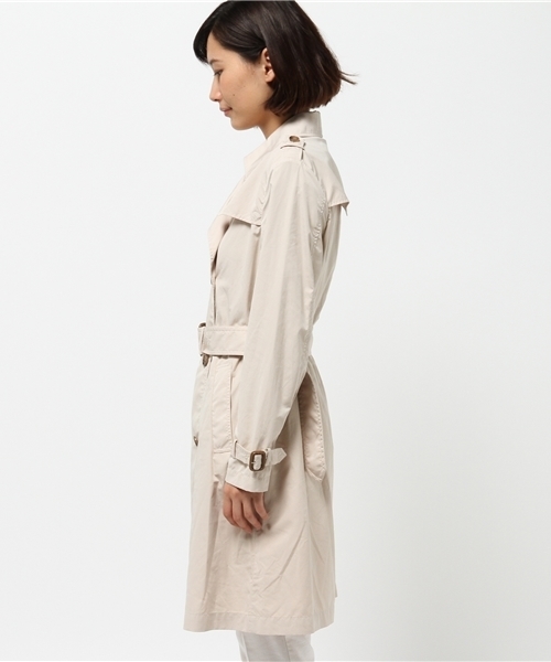 NATURAL BEAUTY BASIC(ナチュラルビューティーベーシック)の「ソフトトレンチロングコート(トレンチコート・レディース・ベージュ/ベージュ系その他/ネイビー・LARGE/SMALL/MEDIUM)」の5枚目の写真