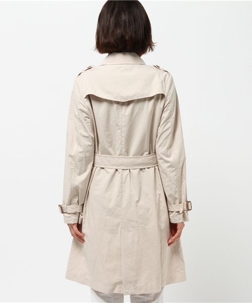 NATURAL BEAUTY BASIC(ナチュラルビューティーベーシック)の「ソフトトレンチロングコート(トレンチコート・レディース・ベージュ/ベージュ系その他/ネイビー・LARGE/SMALL/MEDIUM)」の6枚目の写真