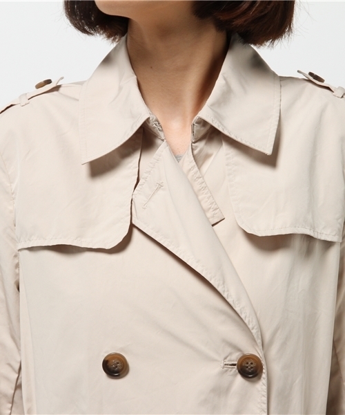 NATURAL BEAUTY BASIC(ナチュラルビューティーベーシック)の「ソフトトレンチロングコート(トレンチコート・レディース・ベージュ/ベージュ系その他/ネイビー・LARGE/SMALL/MEDIUM)」の10枚目の写真