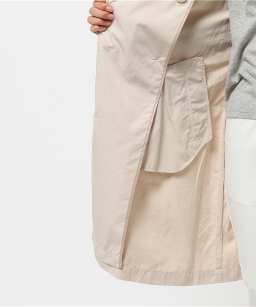 NATURAL BEAUTY BASIC(ナチュラルビューティーベーシック)の「ソフトトレンチロングコート(トレンチコート・レディース・ベージュ/ベージュ系その他/ネイビー・LARGE/SMALL/MEDIUM)」の8枚目の写真