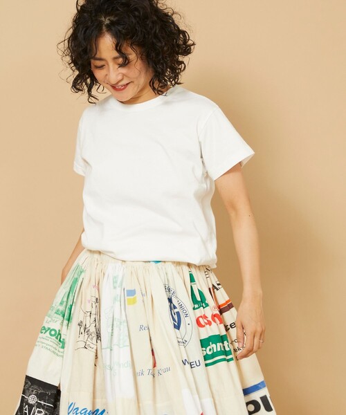 Freada(フリーダ)の「Freada/フリーダ ハードウォッシュ加工Tシャツ(Tシャツ/カットソー・レディース・ブラック/ホワイト/イエロー・SMALL/MEDIUM)」の5枚目の写真