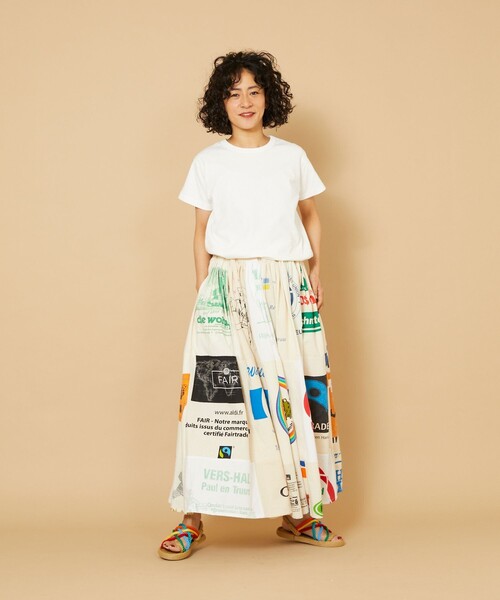 Freada(フリーダ)の「Freada/フリーダ ハードウォッシュ加工Tシャツ(Tシャツ/カットソー・レディース・ブラック/ホワイト/イエロー・SMALL/MEDIUM)」の6枚目の写真