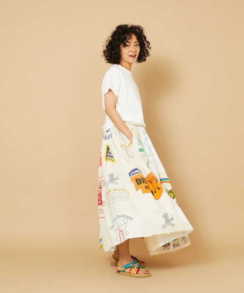 Freada(フリーダ)の「Freada/フリーダ ハードウォッシュ加工Tシャツ(Tシャツ/カットソー・レディース・ブラック/ホワイト/イエロー・SMALL/MEDIUM)」の8枚目の写真