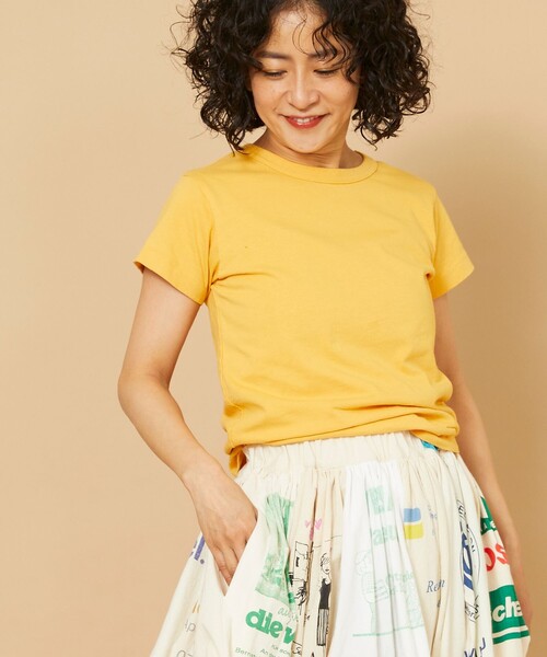 Freada(フリーダ)の「Freada/フリーダ ハードウォッシュ加工Tシャツ(Tシャツ/カットソー・レディース・ブラック/ホワイト/イエロー・SMALL/MEDIUM)」の16枚目の写真