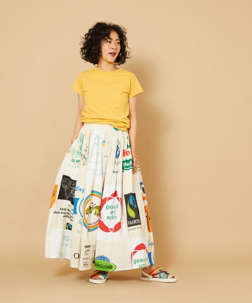 Freada(フリーダ)の「Freada/フリーダ ハードウォッシュ加工Tシャツ(Tシャツ/カットソー・レディース・ブラック/ホワイト/イエロー・SMALL/MEDIUM)」の17枚目の写真