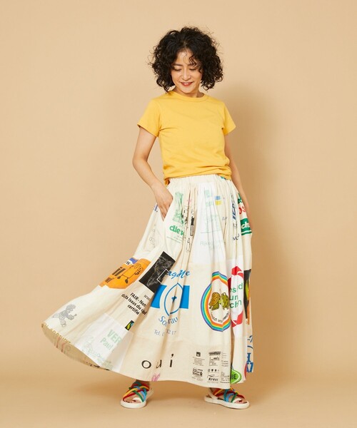 Freada(フリーダ)の「Freada/フリーダ ハードウォッシュ加工Tシャツ(Tシャツ/カットソー・レディース・ブラック/ホワイト/イエロー・SMALL/MEDIUM)」の22枚目の写真