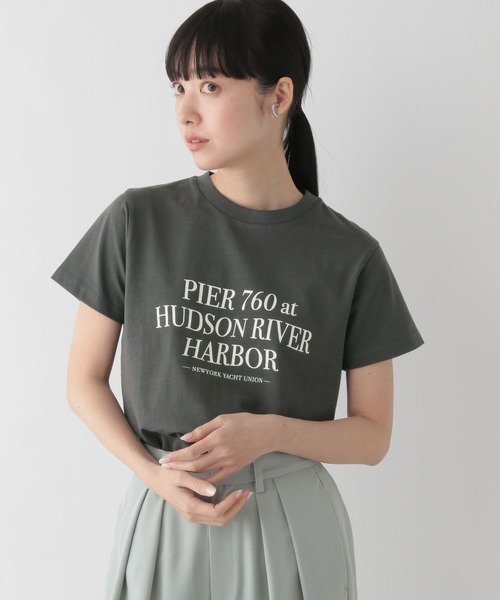 LOWRYS FARM(ローリーズファーム)の「カラーロゴプリントTシャツSS 190316(Tシャツ/カットソー・レディース・チャコールグレー/グレー/ブルー/ホワイト・FREE)」の22枚目の写真