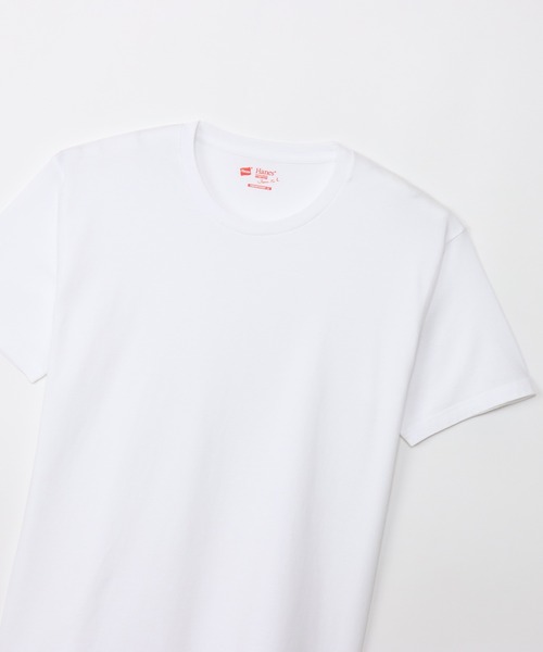 HANES(ヘインズ)の「【Hanes/ヘインズ】メンズ ジャパンフィット 【2枚組】VネックTシャツ(Tシャツ/カットソー・メンズ・ホワイト・SMALL/MEDIUM/LARGE/X-LARGE)」の3枚目の写真