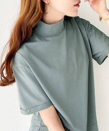 ハイネック」に該当するTシャツ/カットソー（グリーン・カーキ/緑色系