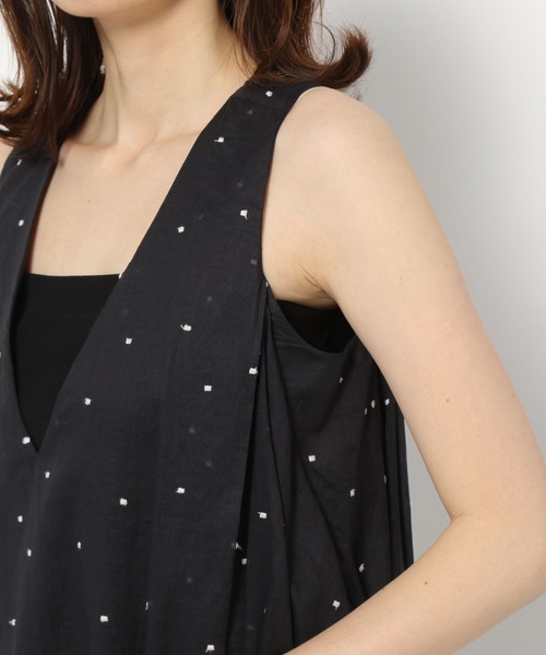 BABYLONE Indotサックワンピース ブラック BABYLONE（バビロン）の「Indotサックワンピース（ワンピース）」 - WEAR