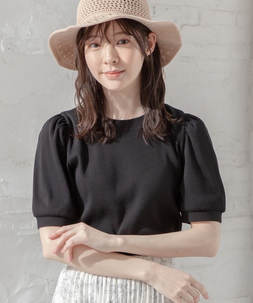 Honeys（ハニーズ）の「ボリューム袖トップス（Tシャツ
