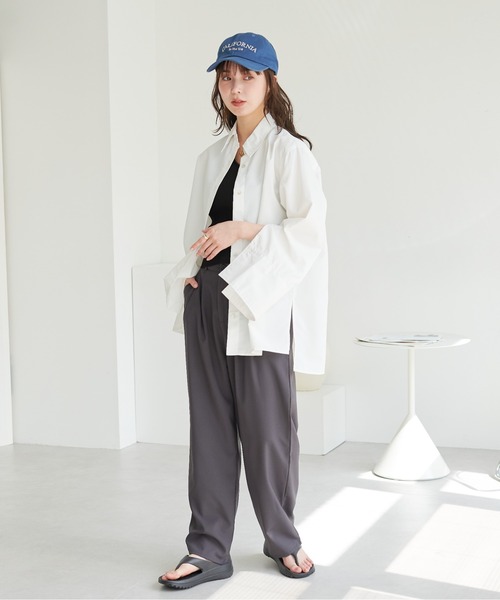 ECRIRE（エクリール）の「ベルスリーブBL（シャツ/ブラウス・レディース・オフホワイト/サックスブルー/ピンク・M）」の17枚目の写真