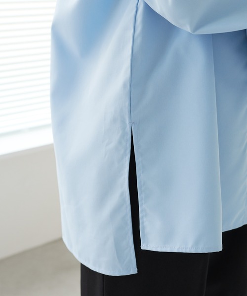 ECRIRE（エクリール）の「ベルスリーブBL（シャツ/ブラウス・レディース・オフホワイト/サックスブルー/ピンク・M）」の12枚目の写真