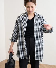 コットンロングシャツ