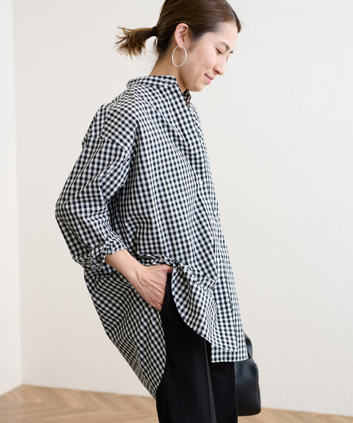 FRAMeWORK（フレームワーク）の「コットンロングシャツ（シャツ