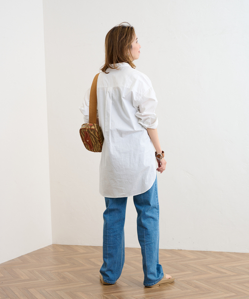 FRAMeWORK（フレームワーク）の「コットンロングシャツ（シャツ/ブラウス・レディース・ホワイト/ブラック/ブルー・FREE）」の18枚目の写真