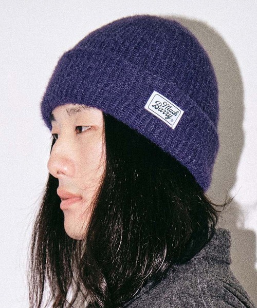 MACK BARRY（マクベリー）の「MACK BARRY SOFT CANDY ビーニー（ニットキャップ/ビーニー・メンズ・ラベンダー/チャコール/ライトピンク/ネイビー/アイボリー/ブラック・FREE）」の4枚目の写真