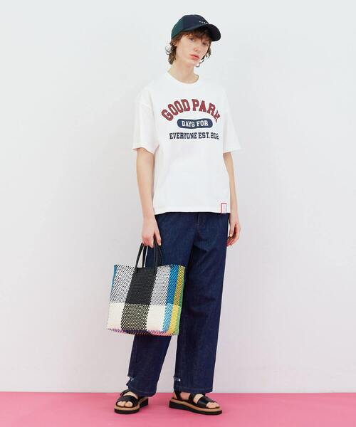 FRAPBOIS（フラボア）の「カレッジT（Tシャツ/カットソー・レディース・ホワイト/ブラック・1/2）」の13枚目の写真