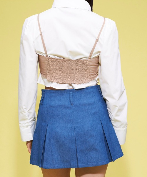 FOREVER 21（フォーエバー トゥエンティーワン）の「ローライズミニスカート（スカート・レディース・ベージュ/ブルー/ブラック・MEDIUM/SMALL）」の10枚目の写真