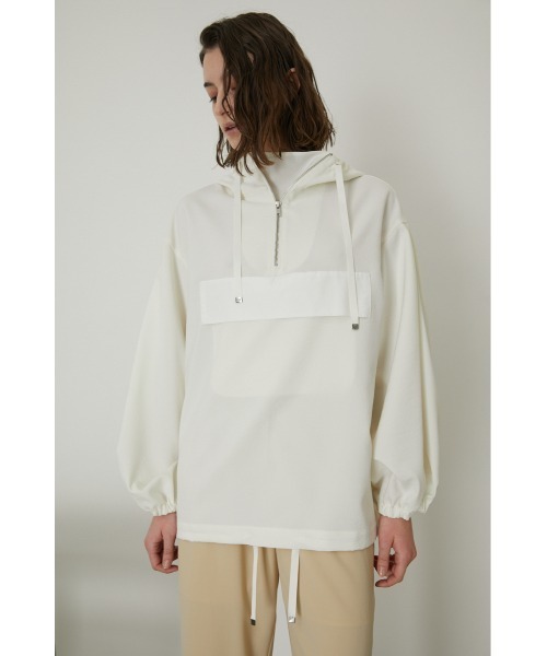 RIM.ARK（リムアーク）の「Anorak hoodie PO（パーカー・レディース・ブラック/ホワイト・FREE）」の13枚目の写真