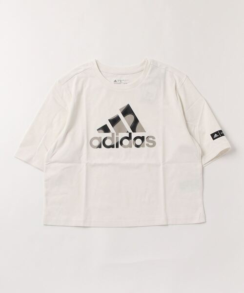 adidas(アディダス)の「アディダス adidas マリメッコ クロップTシャツ(Tシャツ/カットソー・レディース・ブラック/ホワイト・M/L/S/XL)」の2枚目の写真