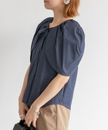 ボリュームスリーブブラウス
