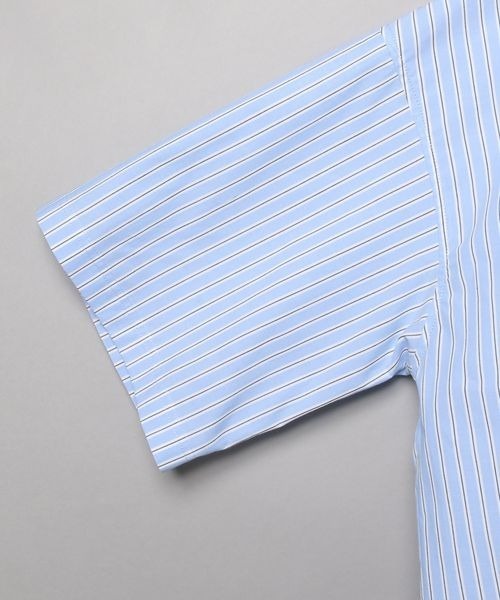 JEANASIS（ジーナシス）の「アソートBOXシャツSS/198848（シャツ/ブラウス・レディース・ホワイト/ブルー系その他/ライラック・FREE）」の7枚目の写真