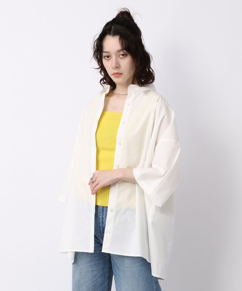 JEANASIS（ジーナシス）の「アソートBOXシャツSS/198848（シャツ/ブラウス・レディース・ホワイト/ブルー系その他/ライラック・FREE）」の22枚目の写真