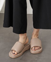 ATELIER BRUGGE/アトリエブルージュ Bulky back strap sandals / バックストラップサンダル