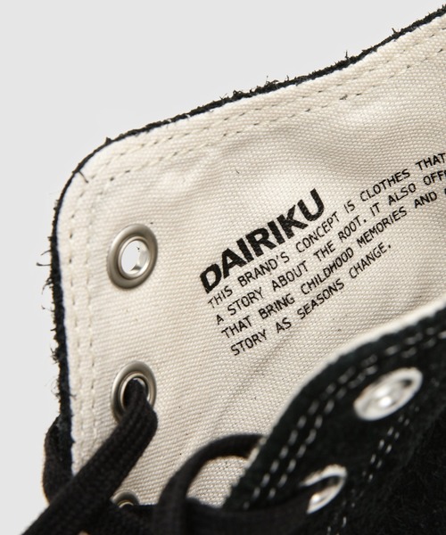 DAIRIKU（ダイリク）の「CONVERSE × DAIRIKU / ALL STAR US HI / DK（スニーカー・メンズ・ブラック・3.5/4/4.5/5/5.5/6/6.5/7/7.5/8/8.5/9/9.5/10.5/11.5）」の8枚目の写真
