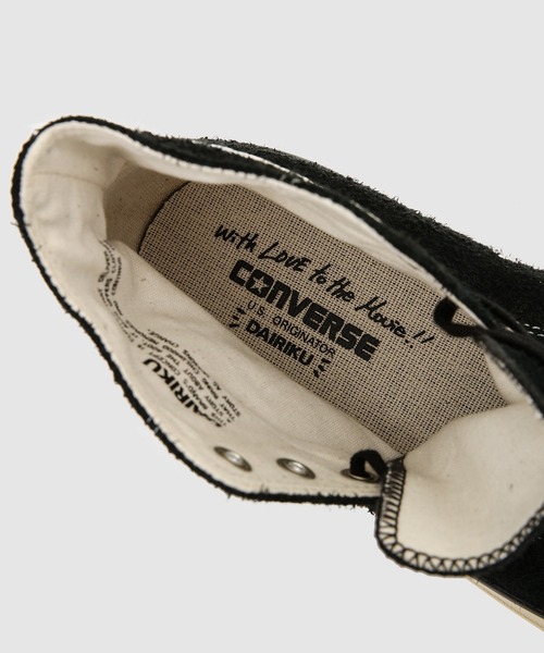 DAIRIKU（ダイリク）の「CONVERSE × DAIRIKU / ALL STAR US HI / DK（スニーカー・メンズ・ブラック・3.5/4/4.5/5/5.5/6/6.5/7/7.5/8/8.5/9/9.5/10.5/11.5）」の9枚目の写真