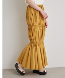 emmi（エミ）の「【emmi atelier】コットンゴムギャザースカート 
