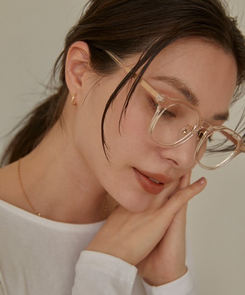 ACYM(アシーム)の「Sheer color glasses(サングラス・レディース・ピンク/ブラウン・FREE)」の1枚目の写真