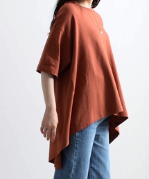 【Fizz/フィズ】　空紡糸　BACKフレアラインTシャツ