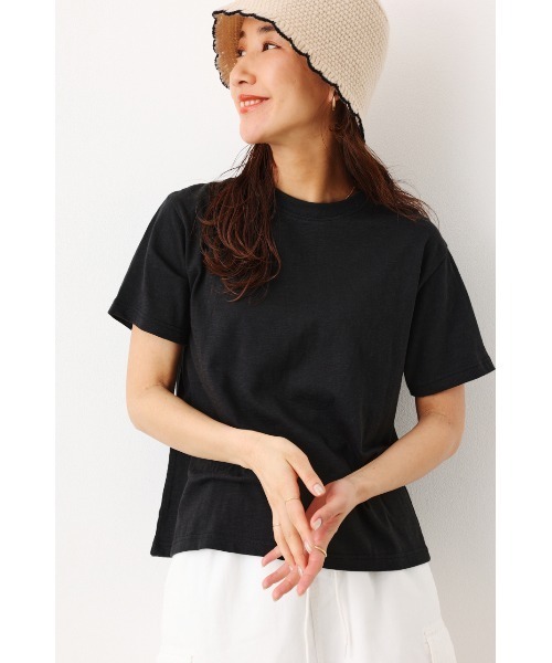RODEO CROWNS WIDE BOWL(ロデオクラウンズワイドボウル)の「1 point Tシャツ(Tシャツ/カットソー・レディース・ブラック/オフホワイト/ライム・FREE)」の13枚目の写真