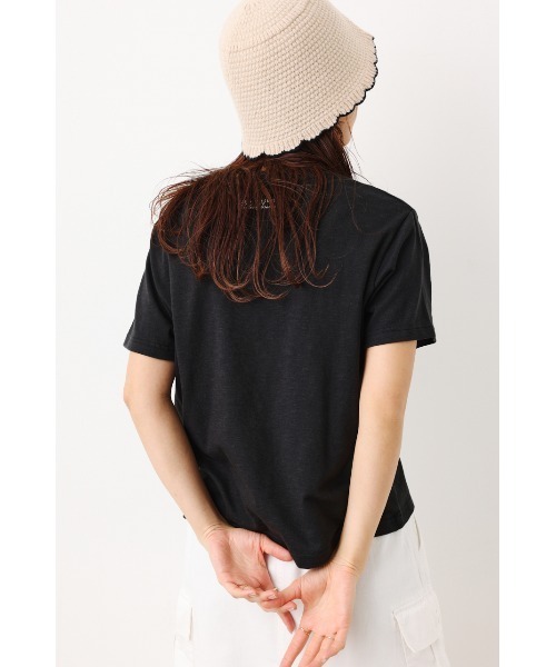 RODEO CROWNS WIDE BOWL(ロデオクラウンズワイドボウル)の「1 point Tシャツ(Tシャツ/カットソー・レディース・ブラック/オフホワイト/ライム・FREE)」の17枚目の写真