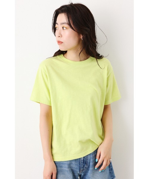 RODEO CROWNS WIDE BOWL(ロデオクラウンズワイドボウル)の「1 point Tシャツ(Tシャツ/カットソー・レディース・ブラック/オフホワイト/ライム・FREE)」の8枚目の写真