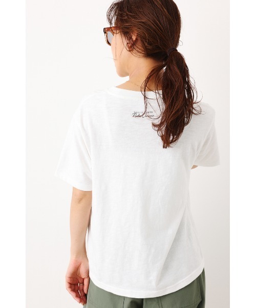 RODEO CROWNS WIDE BOWL(ロデオクラウンズワイドボウル)の「1 point Tシャツ(Tシャツ/カットソー・レディース・ブラック/オフホワイト/ライム・FREE)」の18枚目の写真