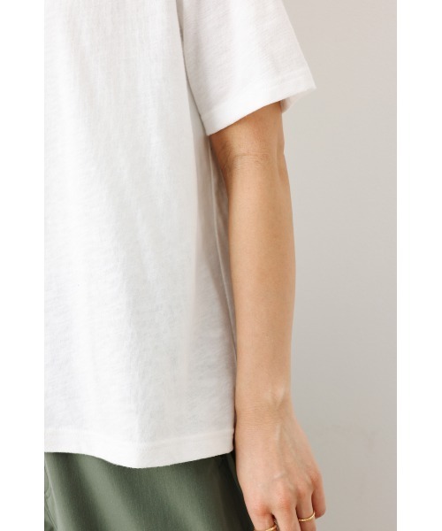 RODEO CROWNS WIDE BOWL(ロデオクラウンズワイドボウル)の「1 point Tシャツ(Tシャツ/カットソー・レディース・ブラック/オフホワイト/ライム・FREE)」の5枚目の写真