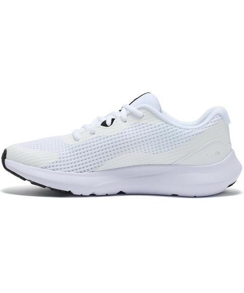 UNDER ARMOUR（アンダーアーマー）の「UAサージ3（ランニング/メンズ）（スニーカー・メンズ・ホワイト・28.5cm/25.5cm/29.0cm/30.0cm/25.0cm/26.0cm/26.5cm/27.0cm/28.0cm/27.5cm）」の3枚目の写真