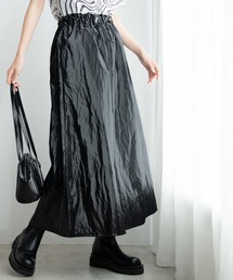 WEGO | WEGO/メタリックドロストフレアスカート(スカート)