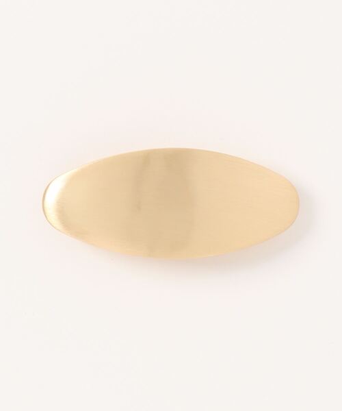 mysty woman（ミスティウーマン）の「マットメタルバレッタＳ 908244（バレッタ/ヘアクリップ・レディース・シルバー/ゴールド・FREE）」の7枚目の写真