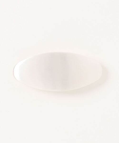 mysty woman（ミスティウーマン）の「マットメタルバレッタＳ 908244（バレッタ/ヘアクリップ・レディース・シルバー/ゴールド・FREE）」の6枚目の写真